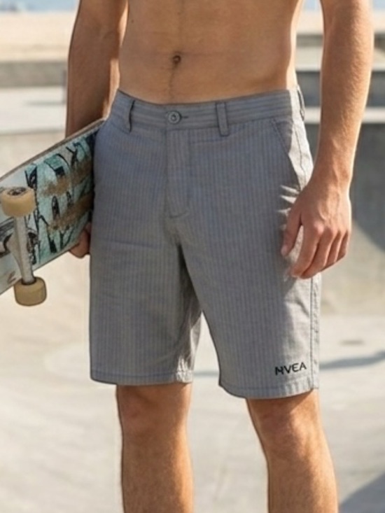 RVCA Other - RVCA Nature X Industry Gray Pinstripe Chino Shorts Sz 32
